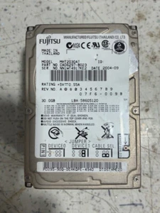 JOB LOT OF 7 x 60GB 40G 30GB 2.5" IDE Internal Laptop Hard Drives 7 Drives - Afbeelding 1 van 2