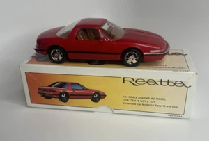 Buick Reatta 1/24th Scale Dealer Promo Model Car 1988 Red in Box Plastic Used - Picture 1 of 10