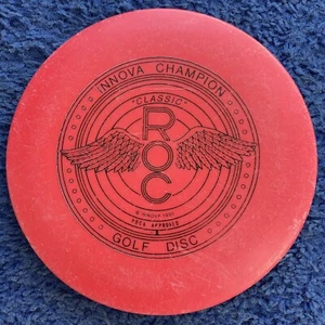 Raro PFN Innova Classic Roc 1995 Vintage Circle Timbro Putter Disco Golf Midrange - Foto 1 di 6