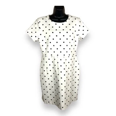 БОЛЬШОЙ МИНИАТЮРНЫЙ СТАРЫЙ ТЕМНО-БЕЛЫЙ ЧЕРНЫЙ КОРОТКИЙ РУКАВ РЕТРО СОБЫТИЕ ПЛАТЬЕ - Изображение 1 из 4