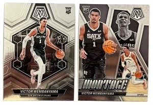 2023-24 Panini Mosaic Basketball - Victor Wembanyama 2 rookie lot SA Spurs - Picture 1 of 6