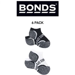 Bonds Kids Ultimate Comfort Low Cut Breathable Mesh Weave Socks 6 Pack RY8L2N - Picture 1 of 5