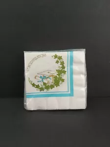 Vintage New Sealed Graduation Beverage White Napkins American Greetings 20 pcs - Picture 1 of 3