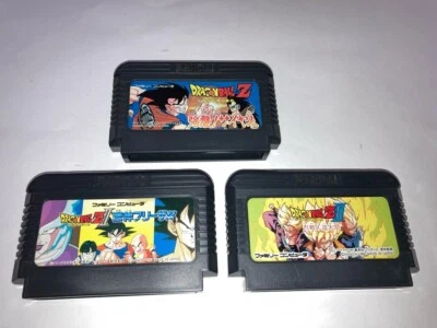 Dragon Ball Z 3+2+1 Titles Lot Nintendo Famicom FC In Stock BANDAI BJapan import - Image 1 of 3
