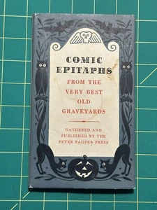 Comic Epitaphs from the Very Best Old Graveyards Book 1957 Illustrated Hardcover - Picture 1 of 7