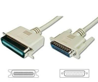 Cavo stampante parallelo Centronics bidirezionale 25 poli - 36 poli da 5 metri - Immagine 1 di 2