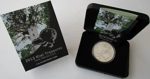 Neuseeland 1 Dollar 2013 Kiwi 1 Oz Silber PP - Picture 1 of 3