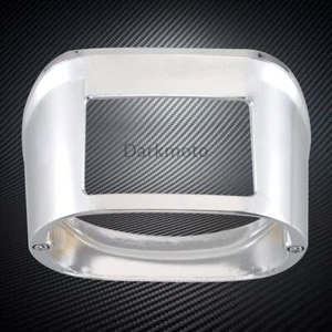 Chrom LED Rückleuchte Kragenabdeckung für Harley Touring Sportster Road King - Picture 1 of 12