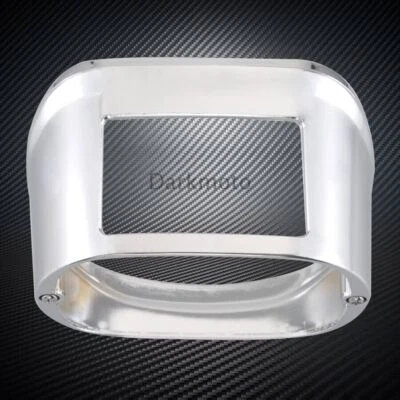 Chrom LED Rückleuchte Kragenabdeckung für Harley Touring Sportster Road King - Image 1 of 4