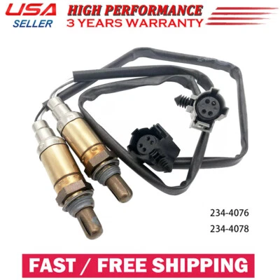 2Pcs Oxygen O2 Sensor For 1996-1999 Jeep Cherokee Grand Cherokee Wrangler 4.0L - Image 1 of 4