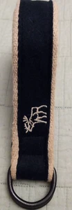 Vintage Youth Size 12 Abercrombie & Fitch A&F Blue Canvas Moose Logo Belt - Picture 1 of 9