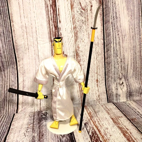 12" Warrior Action Samurai Jack. Cartoon Network 2001.Multiple Possing Joints Cover