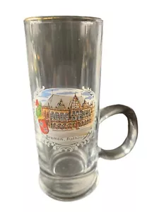 Pre Owned Bremen Rathaus Shot glass Shotglass W/Handle Germany - Picture 1 of 7