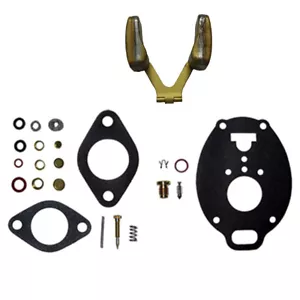 Economy Carburetor Kit w/ Float Fits Marvel Schebler Fits Oliver Super 66 77 88 - Picture 1 of 7