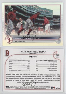 2022 Topps Series 2 Rainbow Foil Boston Red Sox #519