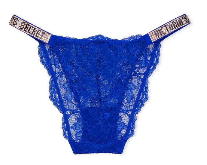 VICTORIA'S SECRET MUY SEXY BRILLO CORREA BIKINI BRAGUITA ESTRÁS XS S M L XL NUEVO CON ETIQUETAS Foto 1 de 1