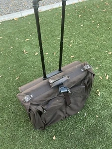TUMI Garment Bag Carry Bag Brown Business Travel Carry Case Popular On Wheels - Picture 1 of 11