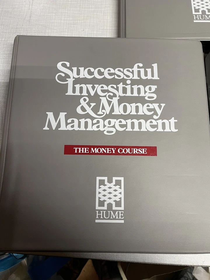 HUME Successful Investing Money Management THE MONEY COURSE Binder and Audio SET - Image 1 of 4