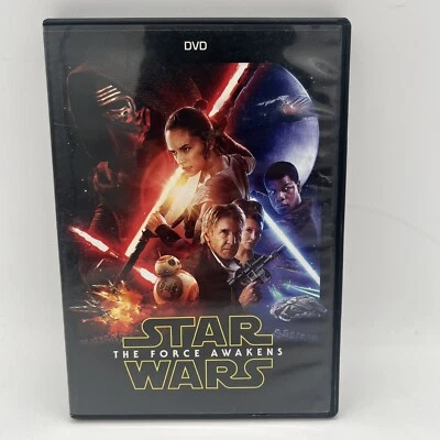 Star Wars Episode VII (7) The Force Awakens (DVD 2015) JJ Abrams Fisher Driver - Image 1 of 3