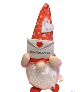 Gnomo Día de San Valentín Peluche Base de Peso Sin Rostro 16" Multicolor Nuevo - Imagen 1 de 3