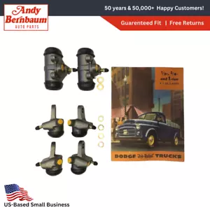 For 1948-1956 Dodge Fargo Truck Front & Rear Brake Wheel Cylinder Set - Picture 1 of 4