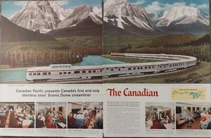 Original Railroad & Trains ADs: New Hi-Level El Capitan, Every seat at BIG DOME - Picture 1 of 2