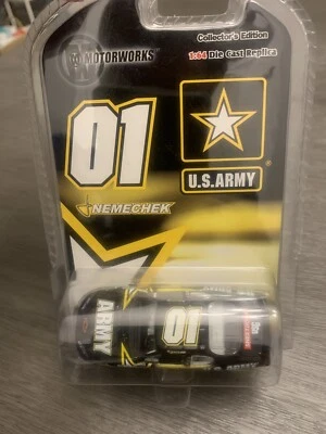 De colección 2003 Joe Nemechek #01 Ejército de EE. UU. Motorworks 1:64 Diecast Nascar Foto 1 de 3