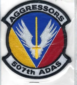 PATCH USAF 507TH ADAS AGGRESSORS - Picture 1 of 1