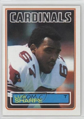 1983 Topps Luis Sharpe #161 Rookie RC - Image 1 of 2