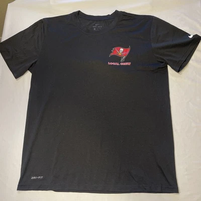 Camisa Tampa Bay Buccaneers Para Hombre Grande Negra Nike Dri-Fit NFL Equipo Local Foto 1 de 4