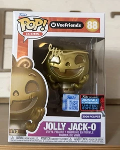 NYCC 2025 Funko Pop! VeeFriends Jolly Jack-O Gold signiert von Gary Vee - Bild 1 von 6