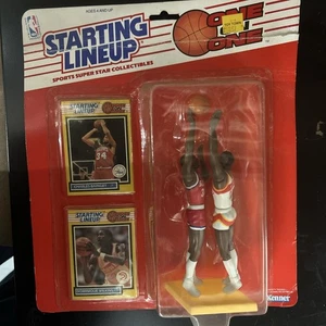 Kenner 1989 alineación inicial Charles Barkley Wilkins uno a uno SLU NBA HOF raro - Imagen 1 de 4