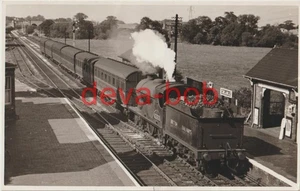 Railway Photo LNER D9 62333 Cheadle 1948 GCR 4-4-0 Loco CLC - Foto 1 di 1