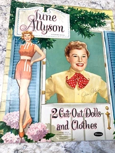 VINTAGE JUNE ALLYSON PAPIERPUPPE 1953 WHITMAN - Bild 1 von 3