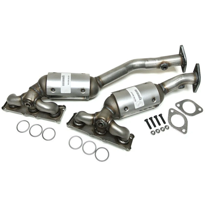 2007-2012 BMW 328i 3.0L Manifold Catalytic Converter 2 PIECES PAIR 503106-503107 - Image 1 of 4
