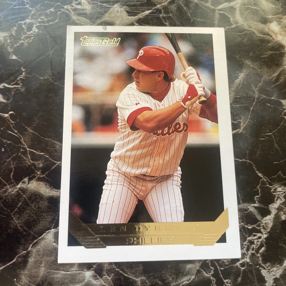 1993 (PHILLIES) Topps Inaugural Rockies #740 Len Dykstra Gold mint (70%OFF) - Image 1 of 2