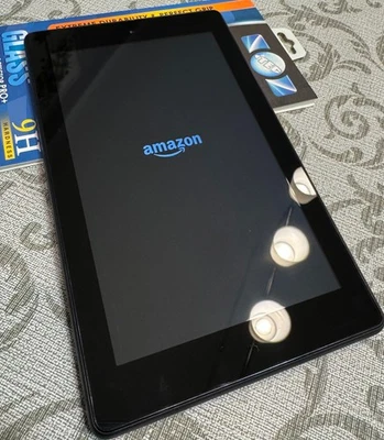 Amazon M8S26G Fire 7 7" 1GB RAM 16GB ROM Android Tablet BLACK used - Image 1 of 4
