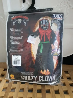 Disfraz de Payaso Loco Iluminado, Edad 5-7 Nuevo  Foto 1 de 4