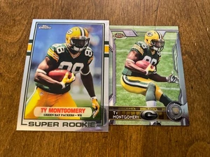 (2) Ty Montgomery RC 2015 Topps Chrome Mini & 1989 Super Rookie Lot Combine Ship - Picture 1 of 1