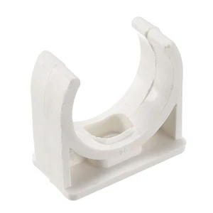 20Pcs PVC Water Supply Pipe Clamp Clips Fitting 25mm OD Pipe - Picture 1 of 7