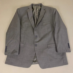 Michael Strahan Blazer Sport Coat Men's 48R Gray Wool Blend Blazer Jacket - Picture 1 of 15