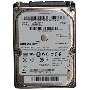 Seagate 640GB SATA 2.5" ST640LM000 Internal Notebook Hard Disk Refurbished - Picture 1 of 1