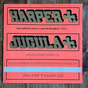 ROY HARPER / JIMMY PAGE - WHATEVER HAPPENED TO JUGULAR?  EX-/EX+ VINYL LP /INNER - Picture 1 of 14