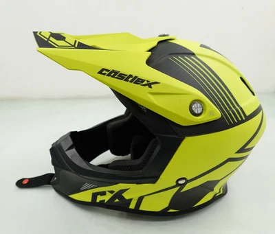 NUEVO Casco de moto de nieve Castle X CX100 Carbon Warp talla XL (ALTA VISIBILIDAD) 35-4538 Foto 1 de 4