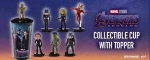 Avengers Endgame movie cup topper set ( SFX CINEMAS ) 7 × charactors - Bild 1 von 9