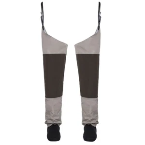 Fly Fishing Waders Stocking foot Hip Breathable Thigh Waterproof Leg Pants Wader - Picture 1 of 16