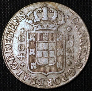 Portugal 400 Reis 1807 João as Prince Regent KM# 331 - Picture 1 of 2