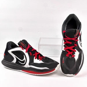 Zapatos de baloncesto Nike Kyrie Low 5 para hombre talla 10 negros rojos blancos dominó DJ6012 - Imagen 1 de 10