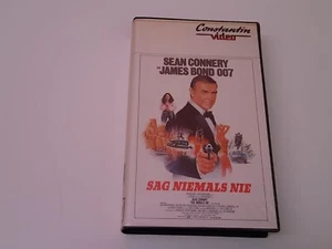 James Bond 007 Sag niemals nie 1983 VHS German PAL Video Großbox Sean Connery - Bild 1 von 5