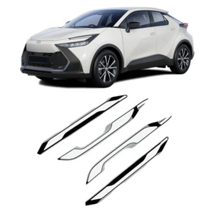 Chrome Front Bumper Fog Light Lamp Trim Cover For Toyota C-HR CHR 2025 - Picture 1 of 5